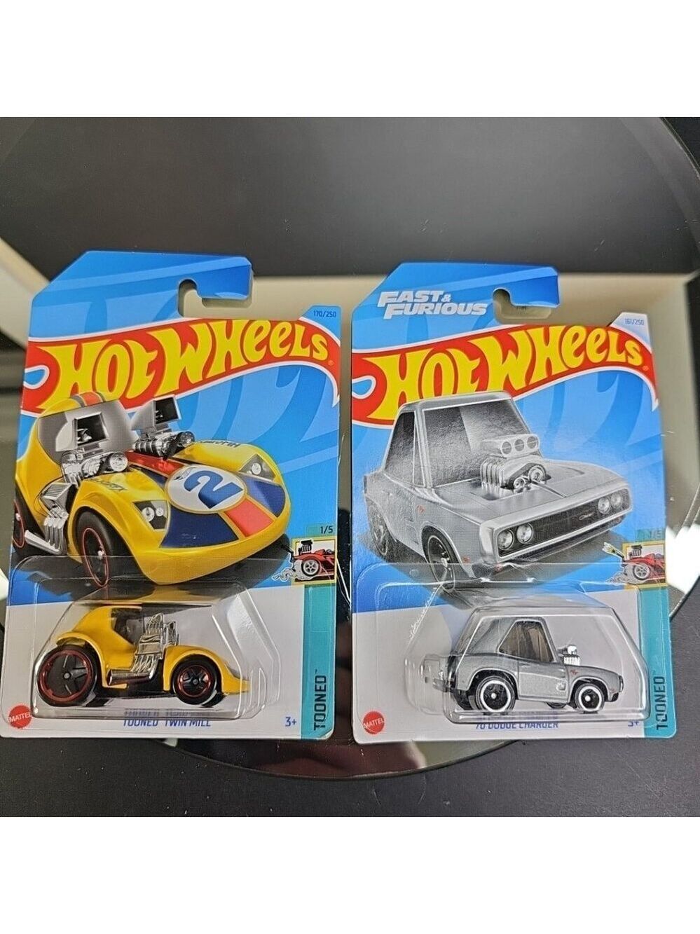Tooned 1970 Dodge Charger And Twin Mill Hot Wheels New Sealed #170 #161